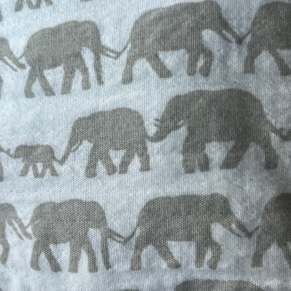 RH elephant crib fitted sheet & pillowcase SOLD OUT!